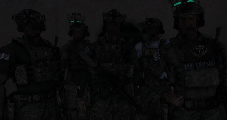 Squad bei Nachteinsatz